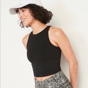 OLD NAVY Light Support PowerChill Longline Sports Bra Tank for Women